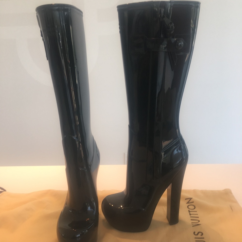 Louis Vuitton MJ Fetish Runway Platform Boots